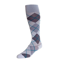 Rejuva Argyle Compression Socks 20-30 Smoke Size XL