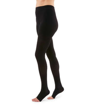 duomed advantage 15-20 mmHg panty standard open toe black x-large