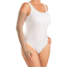 30-40mmHg mediven harmony armslv gauntlet combo extra wide with band sand size VIII