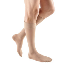 mediven plus 20-30 mmHg calf silicone band extra wide petite closed toe beige size VII