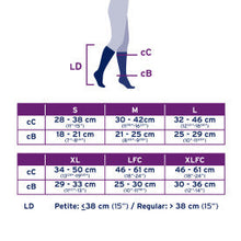 Jobst Opaque Knee High Stockings - With SoftFit Band
