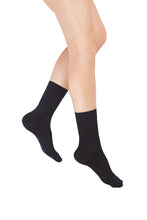 Rejuva Freedom 15-20 mmHg Crew Compression Socks, Black, X-Large
