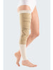 circaid juxtafit essentials upper leg with knee long beige left xx-small