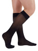 Rejuva Sheer Knee High 20-30 mmHg Black Size XL