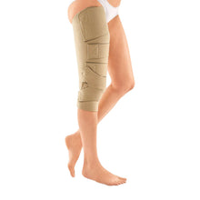 circaid juxtafit essentials upper leg with knee long beige right x-large