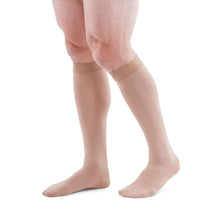 duomed advantage 20-30 mmHg calf petite closed toe beige large