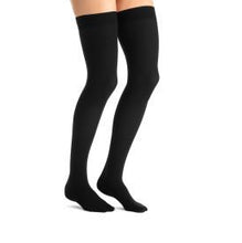 Jobst Opaque Thigh High W/ Silicone Band - Open Toe
