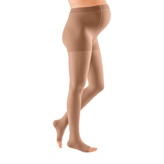 mediven plus 30-40 mmHg maternity panty petite open toe beige size VII