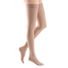 mediven plus 20-30 mmHg thigh beaded silicone band petite closed toe beige size VII
