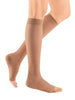 mediven sheer & soft 15-20 mmHg calf standard open toe natural size VII