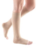 mediven comfort 20-30 mmHg calf petite open toe sandstone size VII
