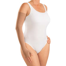 30-40mmHg mediven harmony armsleeve+gauntlet extra wide w/silicone band caramel size VIII