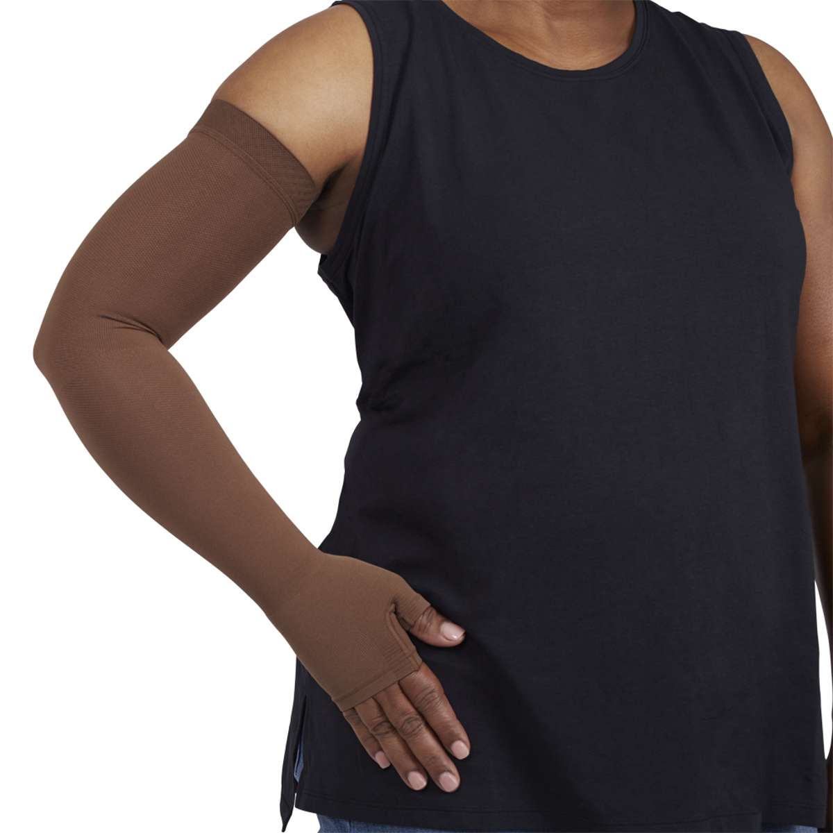 Gauntlet Compression mediven Harmony 20 30 mmHg Compression Armsleeve w/Gauntlet ...