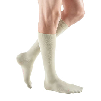 mediven for men select 20-30 mmHg knee high tall length, extra wide, tan size VII
