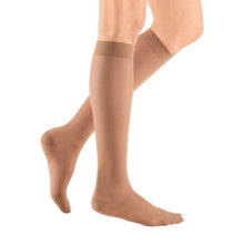 mediven sheer & soft 20-30 mmHg calf petite closed toe natural size VII