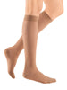 mediven sheer & soft 8-15 mmHg calf standard closed toe natural size x-large