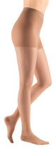 mediven sheer & soft 8-15 mmHg panty standard closed toe ebony size F