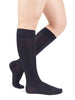 Rejuva Opaque Patterned Knee High 15-20 mmHg Black Size XL