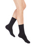 Rejuva Freedom 15-20 mmHg Crew Compression Socks, Black, X-Large